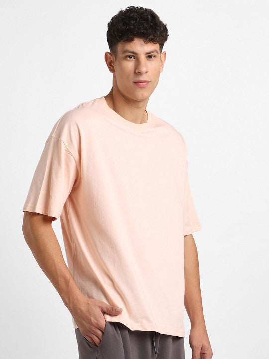 Round Neck Short Sleeves Oversized Cotton T-Shirt for Men in Pakistan | DOCACCA
