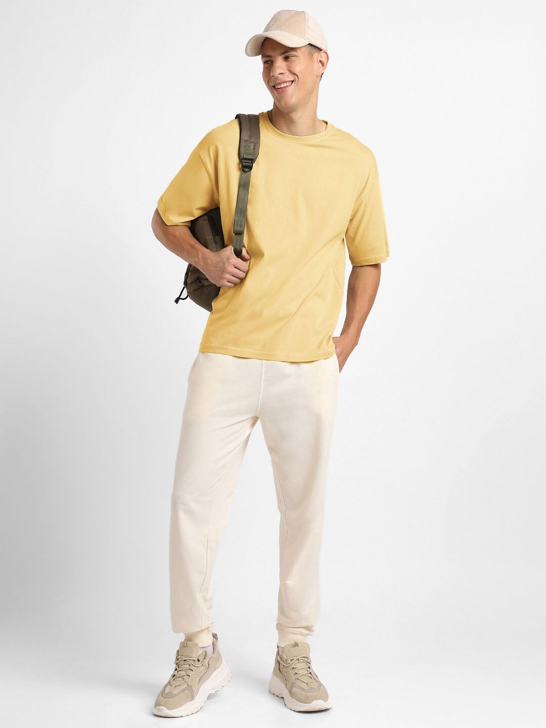 Round Neck Cotton Oversized T-Shirt for Men in Pakistan | DOCACCA