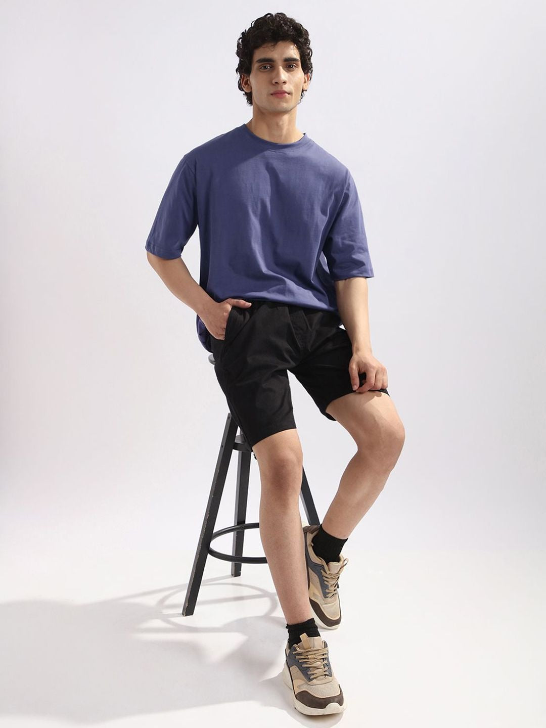 Oversized Solid Pure Cotton T-Shirt for Men in Pakistan | DOCACCA