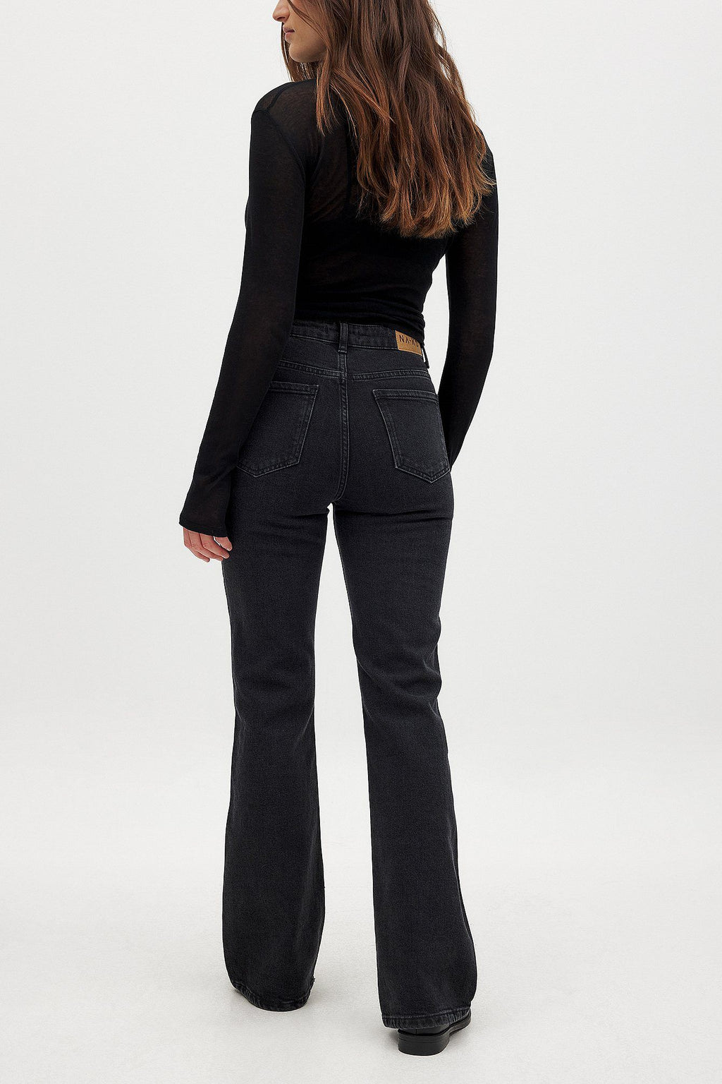 High Waist Flared Denim Jeans for Women – Trendy Retro Fit with Modern Comfort | DOCACCA