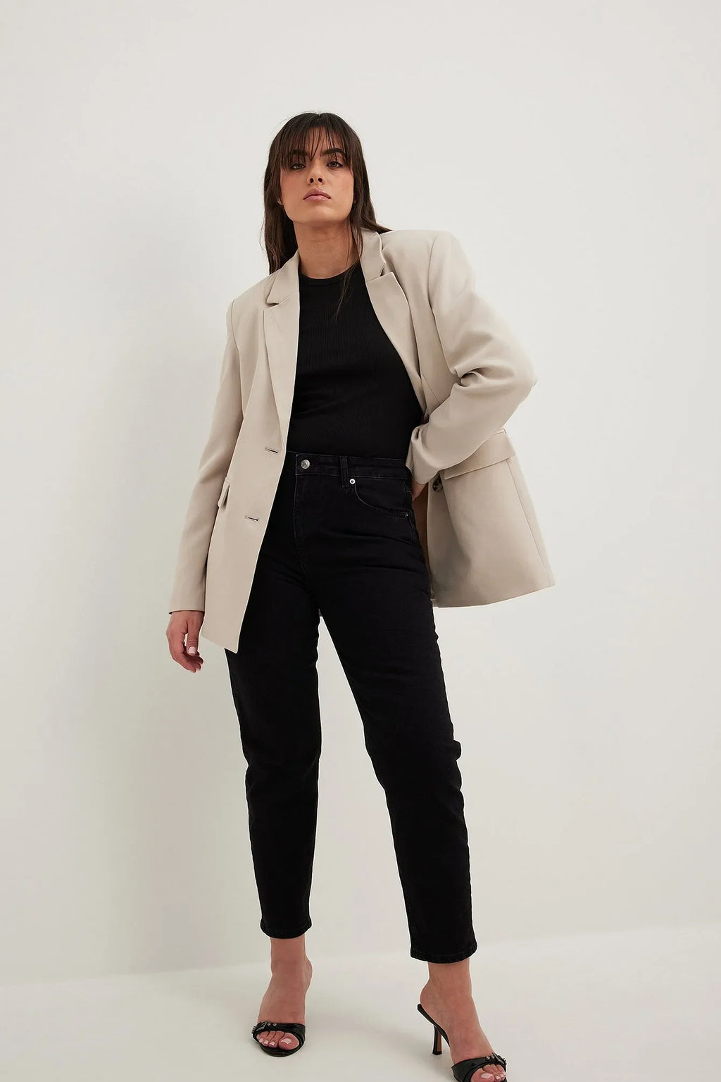 Classic Mom High Waist Jeans - Timeless Style & Comfort