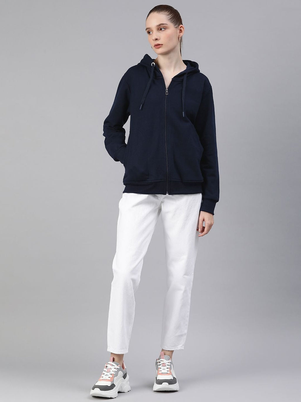 Hooded Longline Sweatshirt — Oversized Longline Hoodie for Men & Women | DOCACCA Pakistan