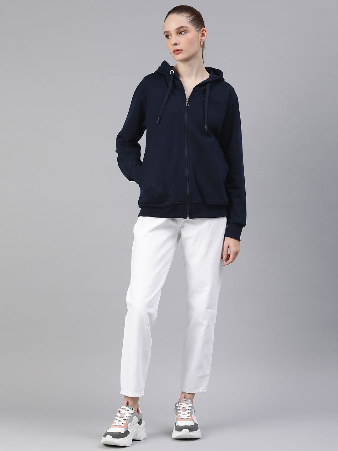 Hooded Longline Sweatshirt — Oversized Longline Hoodie for Men & Women | DOCACCA Pakistan