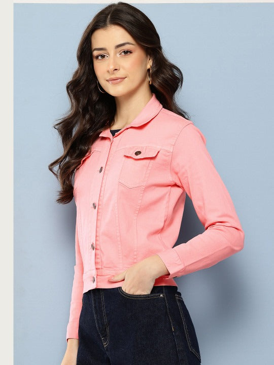 Spread Collar Denim Jacket – Stylish Everyday Layer for Pakistani Streetwear | DOCACCA