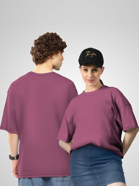 Unisex Twistform Twinny Zone Pack of 2 Solid Cotton Oversized T-Shirts – Premium Casual Wear in Pakistan | DOCACCA