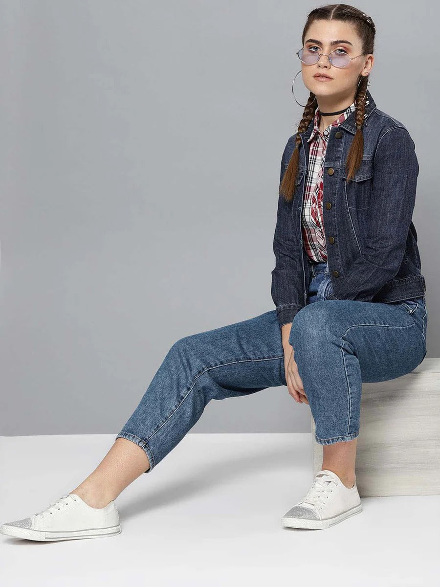 Women Denim Plain Jacket for Everyday Style in Pakistan | DOCACCA