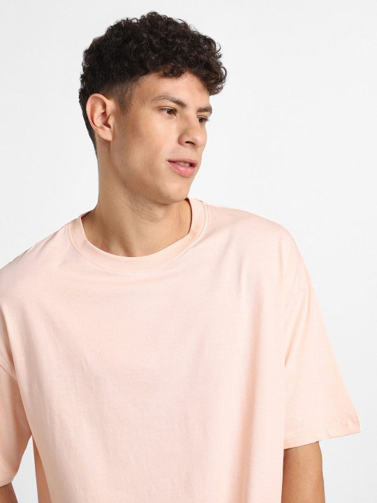 Round Neck Short Sleeves Oversized Cotton T-Shirt for Men in Pakistan | DOCACCA