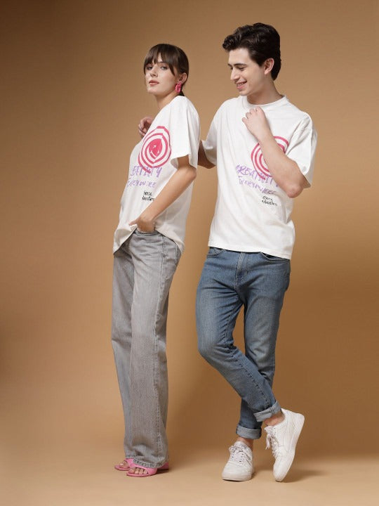Unisex Typography Printed Oversized T-Shirt – Trendy Cotton Streetwear in Pakistan | DOCACCA