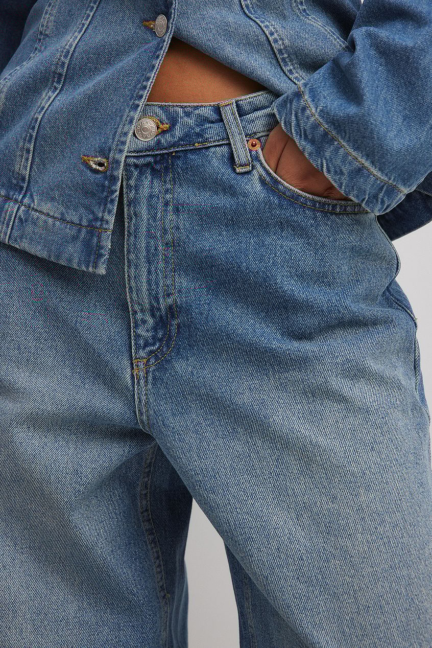 Women Loose Low Waist Long Jeans – Relaxed Baggy Fit, Low-Rise Comfort Denim for Pakistan | DOCACCA
