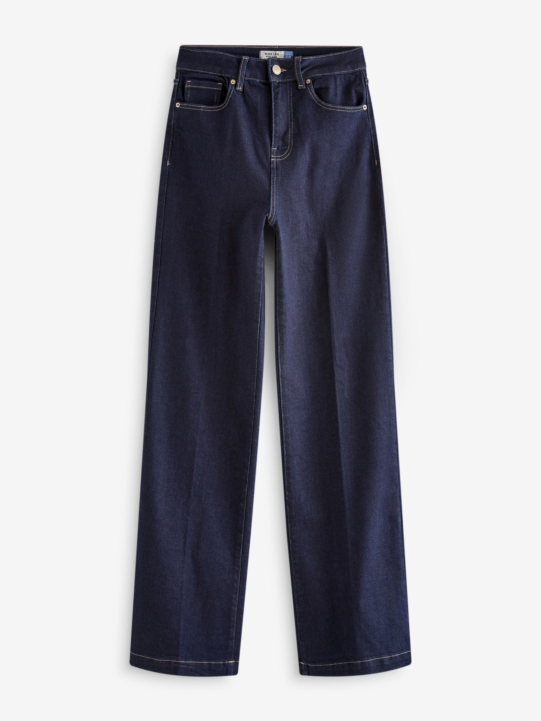 Women Rinse Hourglass Wide Leg Jeans – Trendy High-Waisted Cotton Denim for Pakistan | DOCACCA