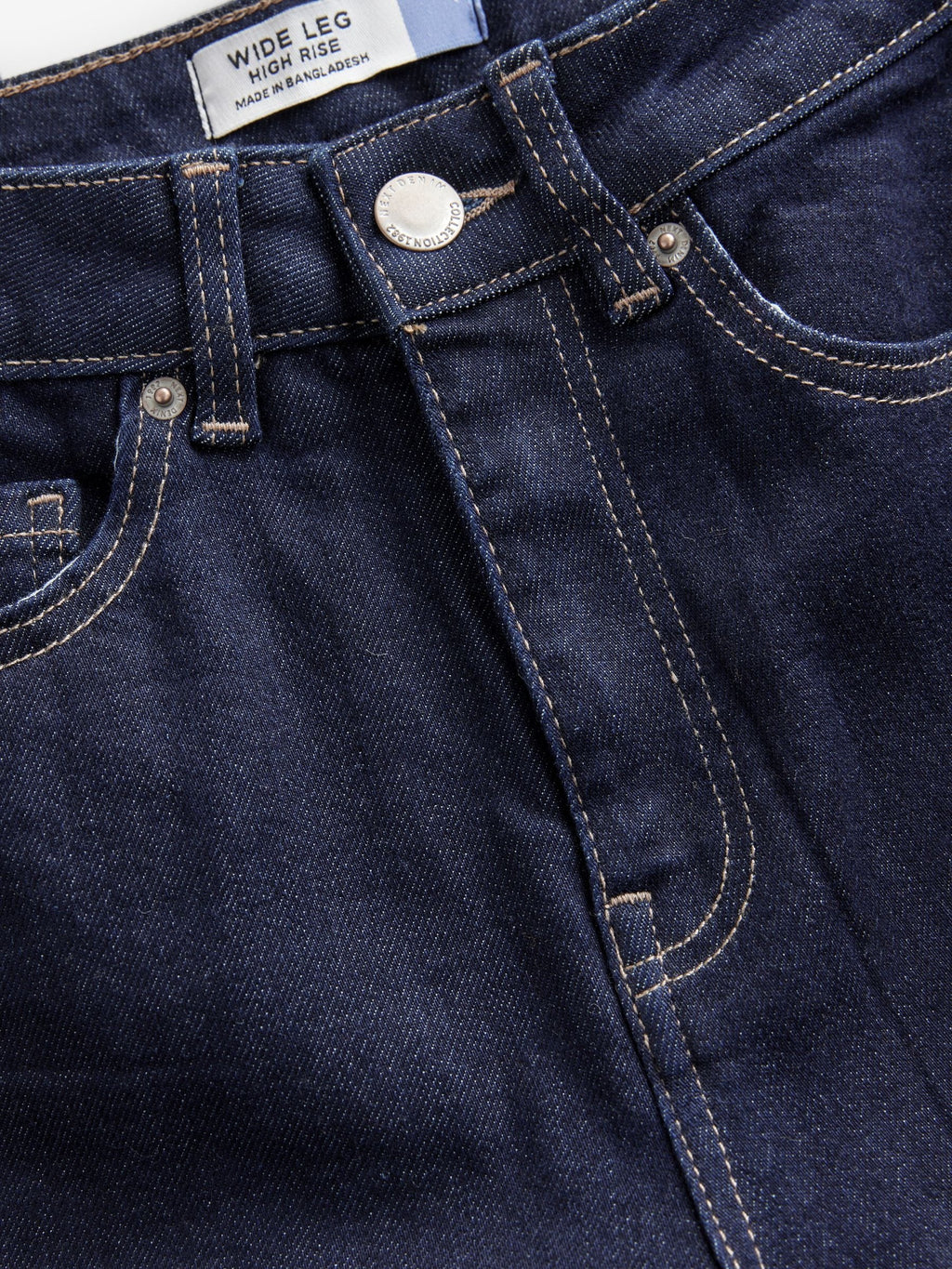 Women Rinse Hourglass Wide Leg Jeans – Trendy High-Waisted Cotton Denim for Pakistan | DOCACCA
