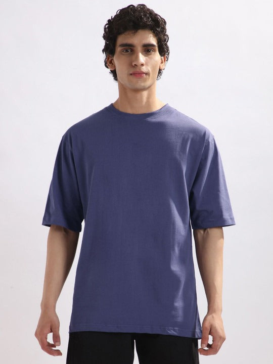 Oversized Solid Pure Cotton T-Shirt for Men in Pakistan | DOCACCA
