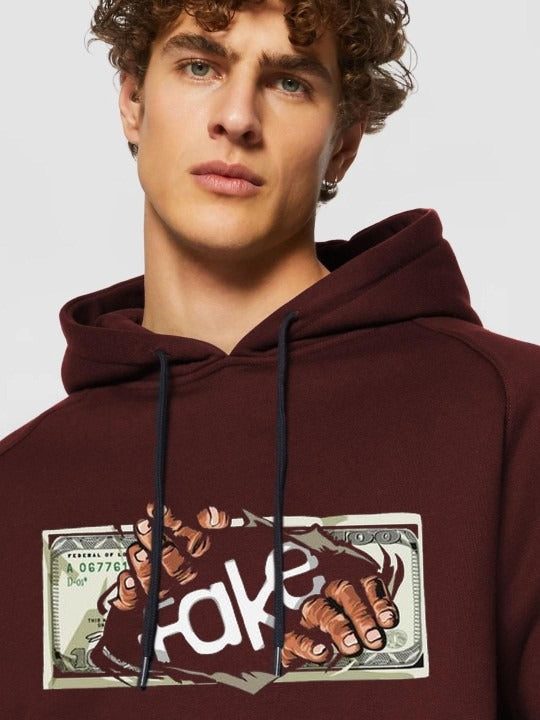 Men Printed Hooded Sweatshirt – Stylish Graphic Hoodie for Winter Wear in Pakistan