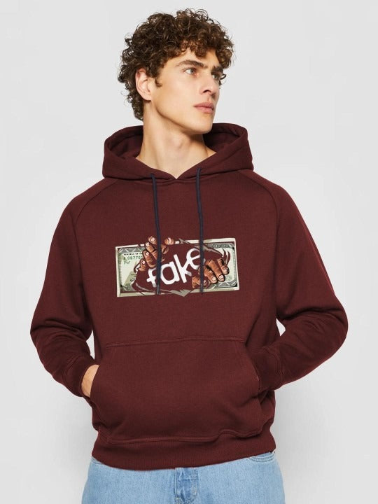 Men Printed Hooded Sweatshirt – Stylish Graphic Hoodie for Winter Wear in Pakistan