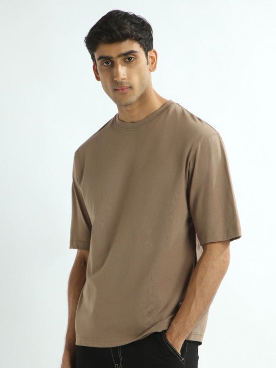 Drop-Shoulder Sleeves Oversized Cotton T-Shirt for Men in Pakistan | DOCACCA