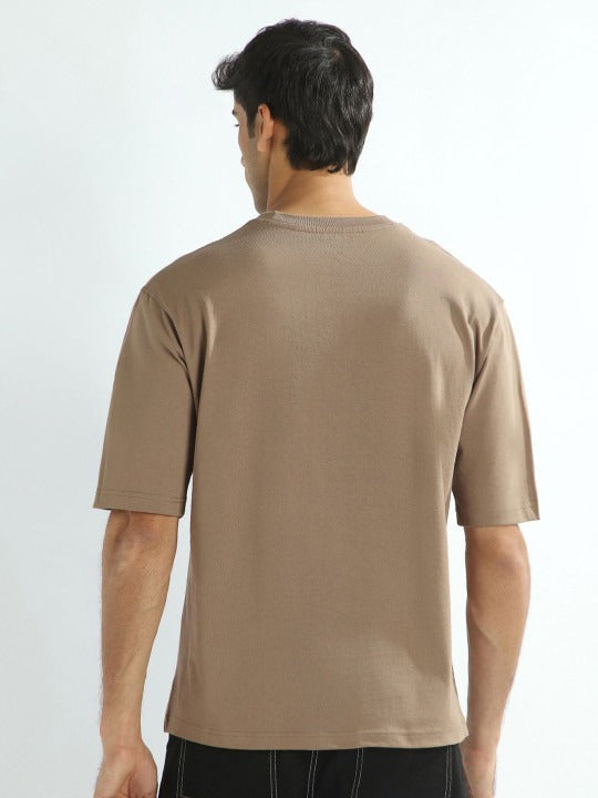 Drop-Shoulder Sleeves Oversized Cotton T-Shirt for Men in Pakistan | DOCACCA