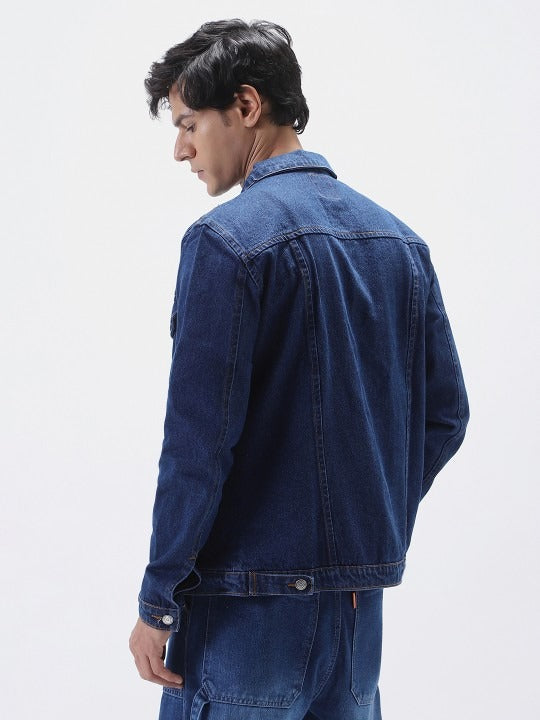 Men’s Regular Fit Sleeveless Washed Denim Jacket by DOCACCA – Stylish Vest for Casual Wear in Pakistan