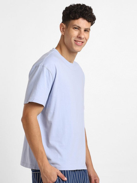 Round Neck Short Sleeves Oversized Cotton T-Shirt for Men & Women in Pakistan | DOCACCA