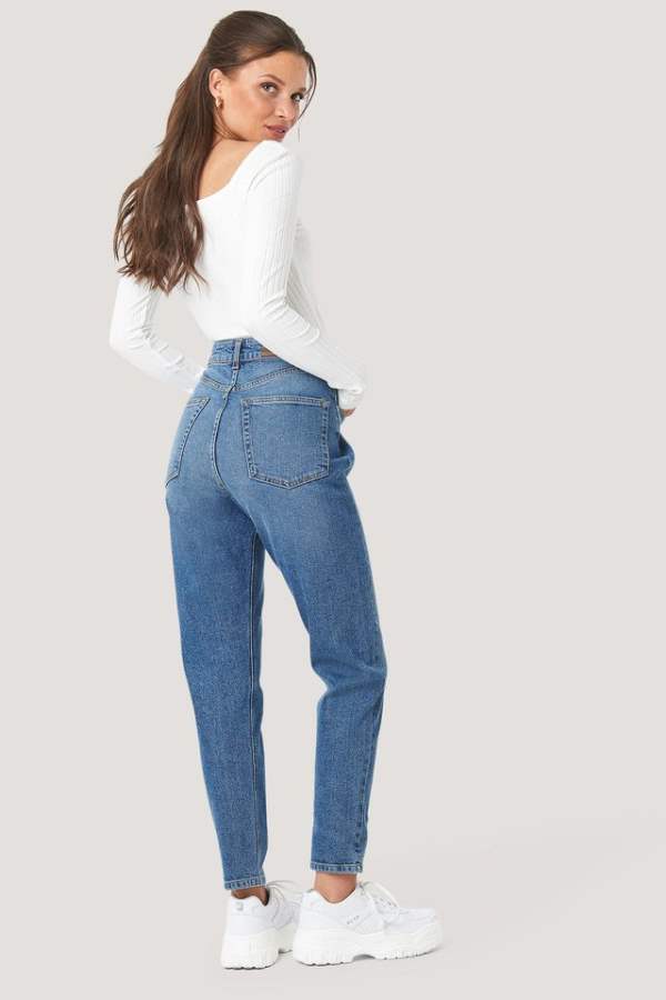 Womens Slim Fit Mid-Rise Clean Look Stretchable Jeans