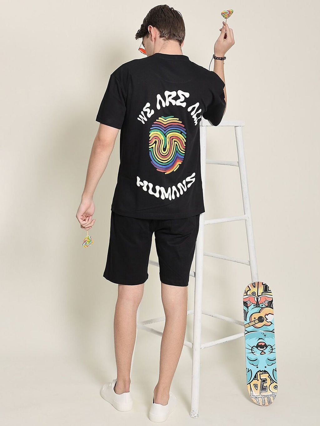 Unisex Pride We Are All Humans Oversized T-shirt – Equality & Streetwear Fashion in Pakistan | DOCACCA