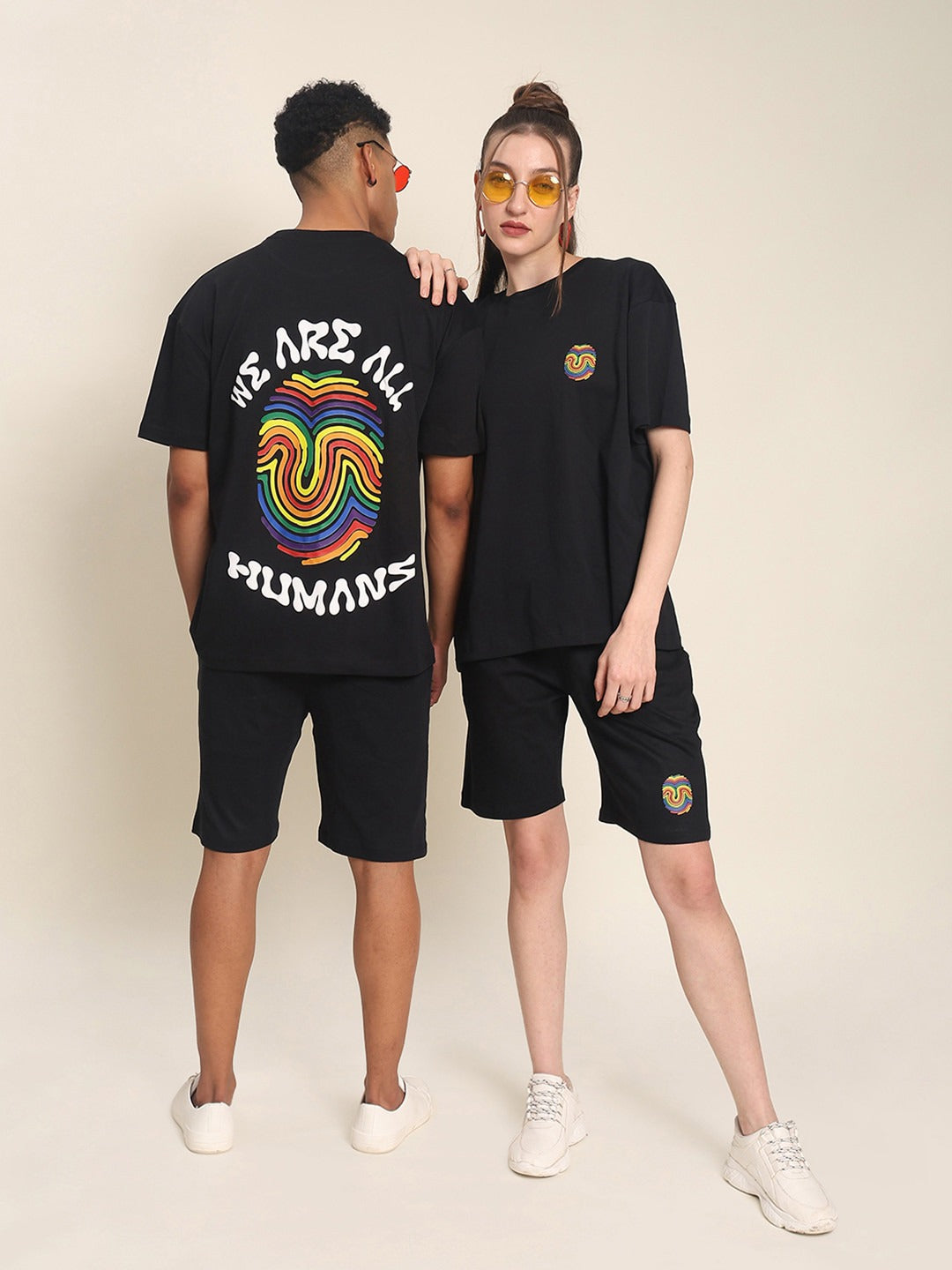 Unisex Pride We Are All Humans Oversized T-shirt – Equality & Streetwear Fashion in Pakistan | DOCACCA