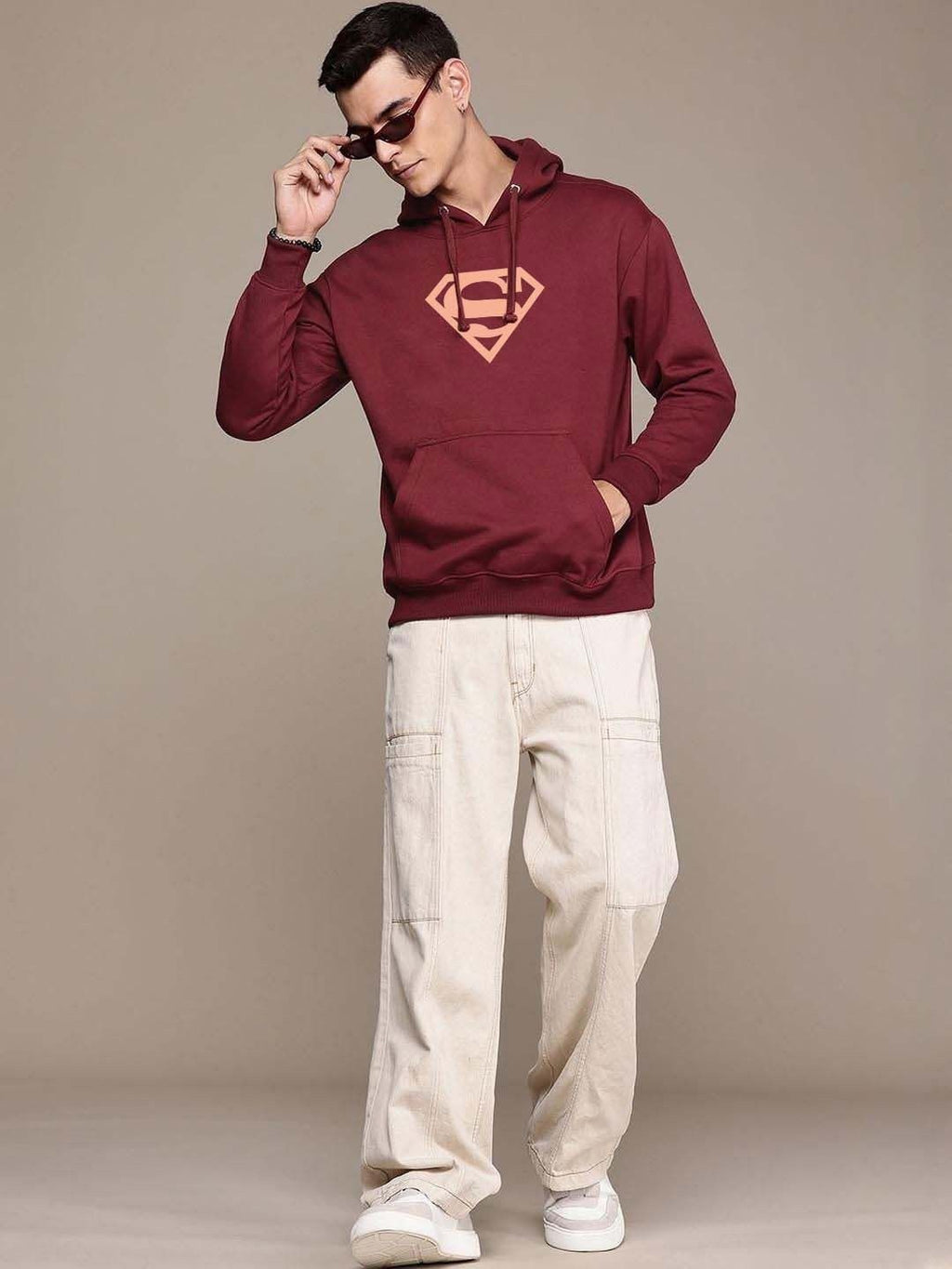 Men Printed Hooded Sweatshirt – Trendy Graphic Hoodie Online in Pakistan