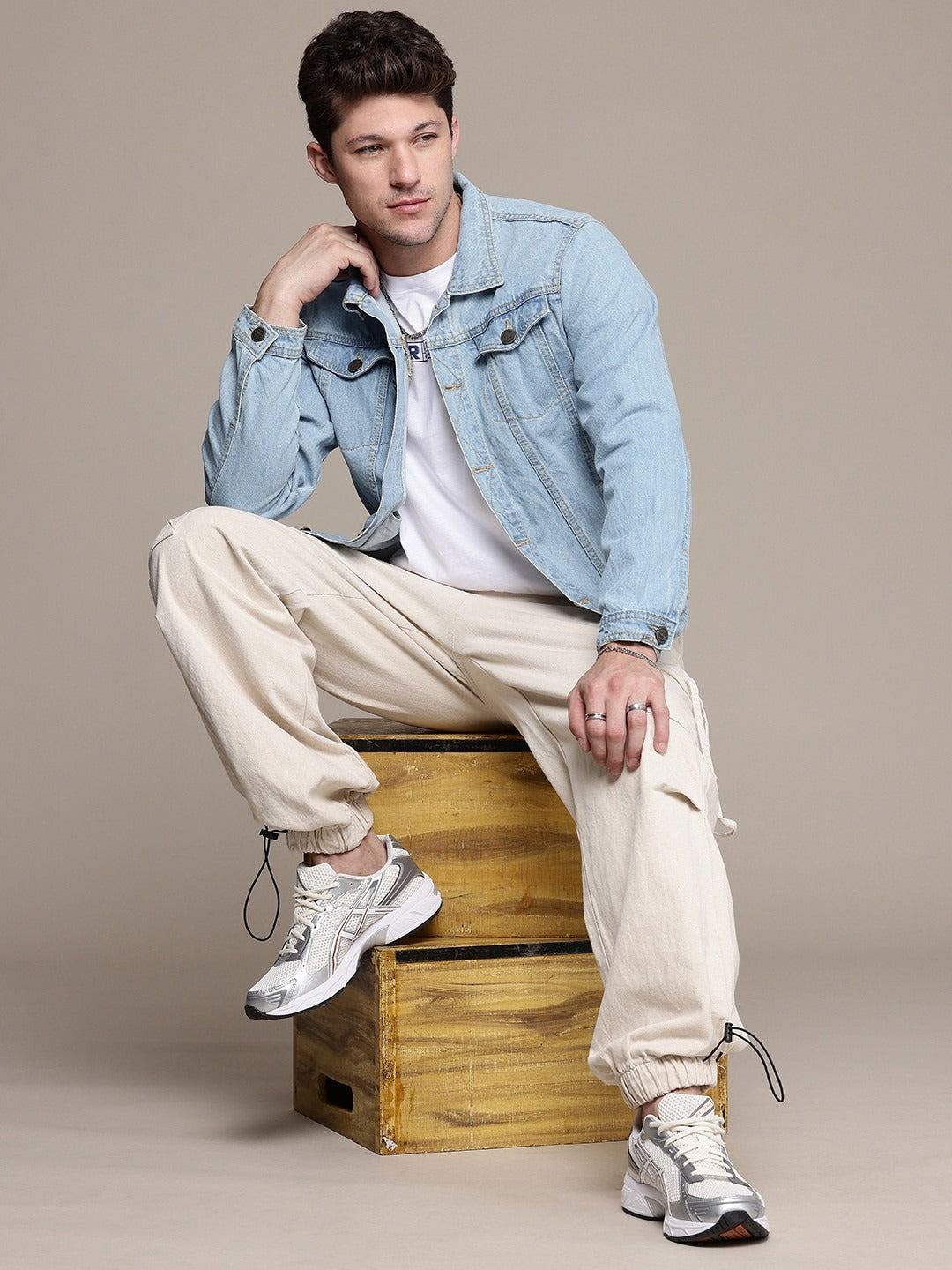 The Life Co. Pure Cotton Denim Jacket – Breathable Everyday Outerwear for Men in Pakistan | DOCACCA
