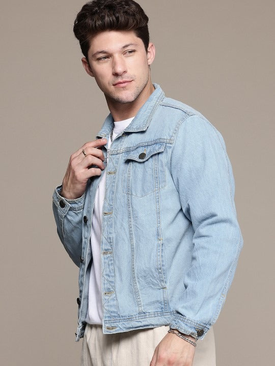 The Life Co. Pure Cotton Denim Jacket – Breathable Everyday Outerwear for Men in Pakistan | DOCACCA