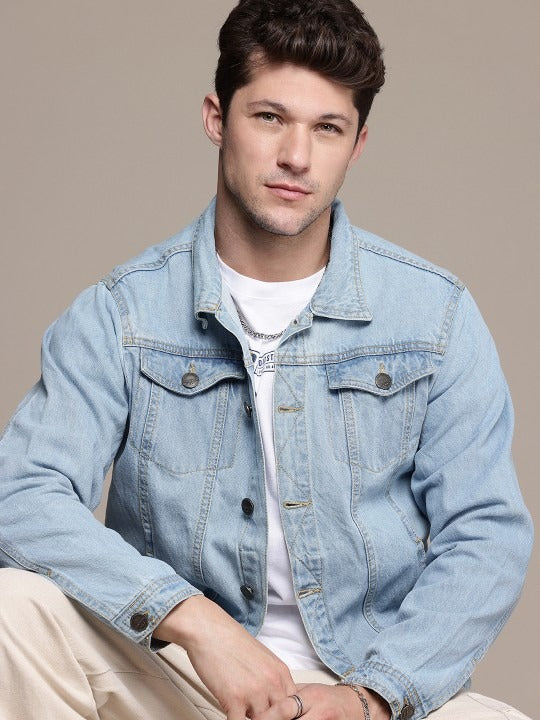 The Life Co. Pure Cotton Denim Jacket – Breathable Everyday Outerwear for Men in Pakistan | DOCACCA