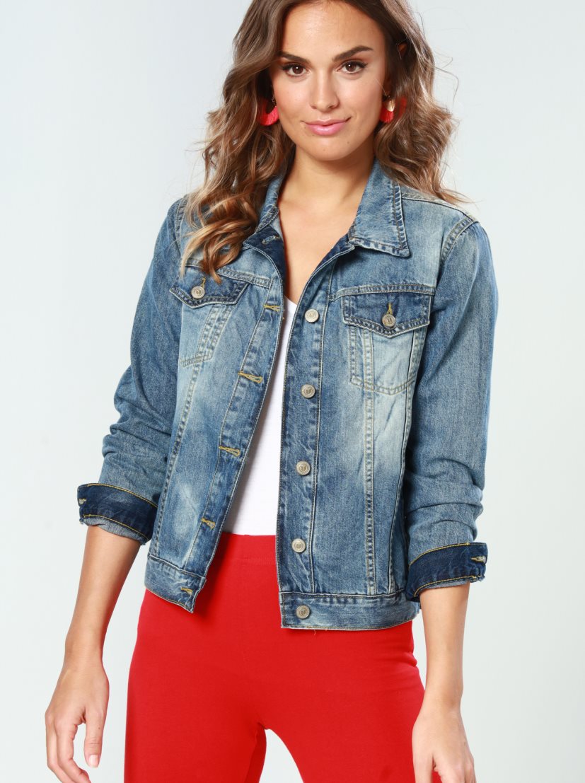Women Blue Solid Jacket