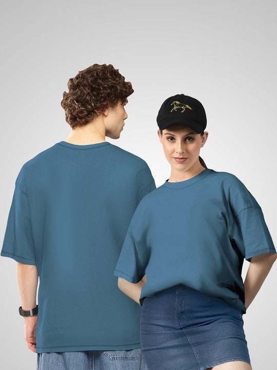 Unisex Twistform Twinny Zone Pack of 2 Solid Cotton Oversized T-Shirts – Premium Streetwear in Pakistan | DOCACCA