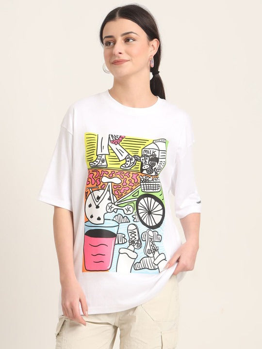 Unisex Milky Day Graphic Printed T-Shirt in Pakistan | DOCACCA