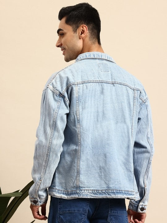 Men Pure Cotton Denim Jacket – Lightweight, Breathable Outerwear for Pakistani Seasons | DOCACCA