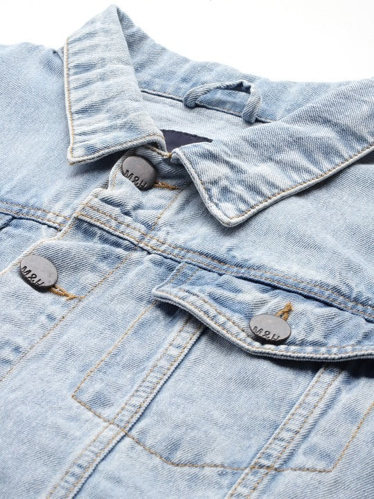 Men Pure Cotton Denim Jacket – Lightweight, Breathable Outerwear for Pakistani Seasons | DOCACCA