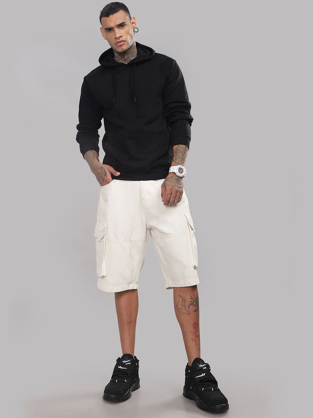 Men Hooded Pullover Sweatshirt – Comfortable Cotton Hoodie for Everyday Style in Pakistan | DOCACCA