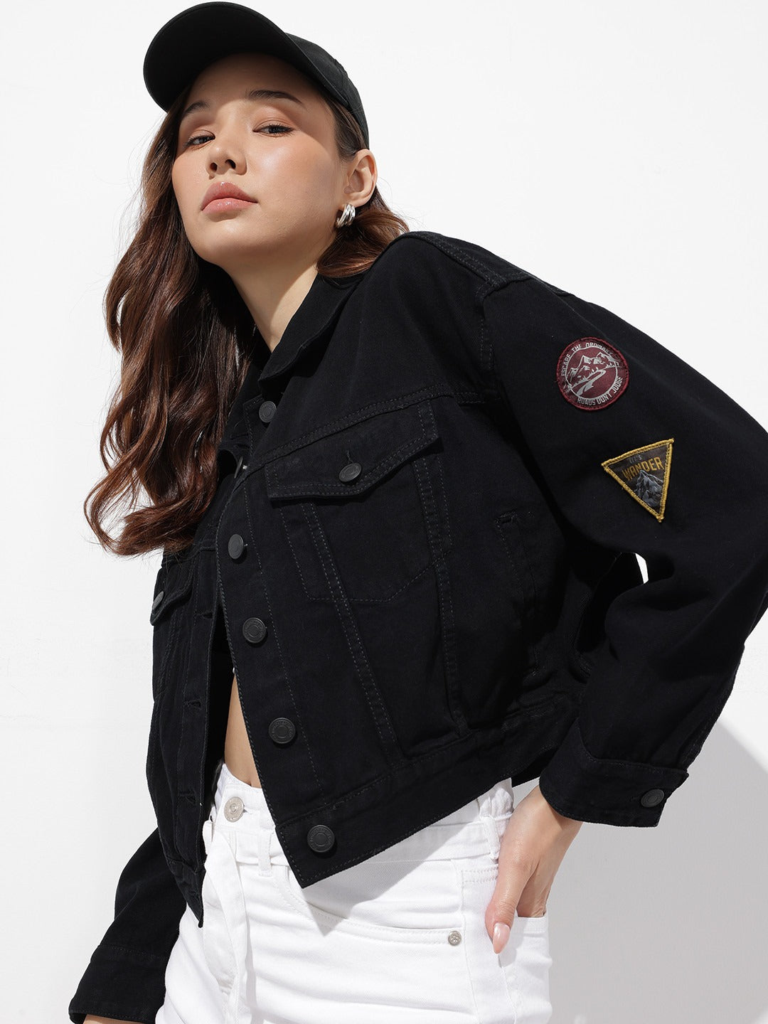 Pure Cotton Denim Jacket for Women – Everyday Stylish Outerwear in Pakistan | DOCACCA