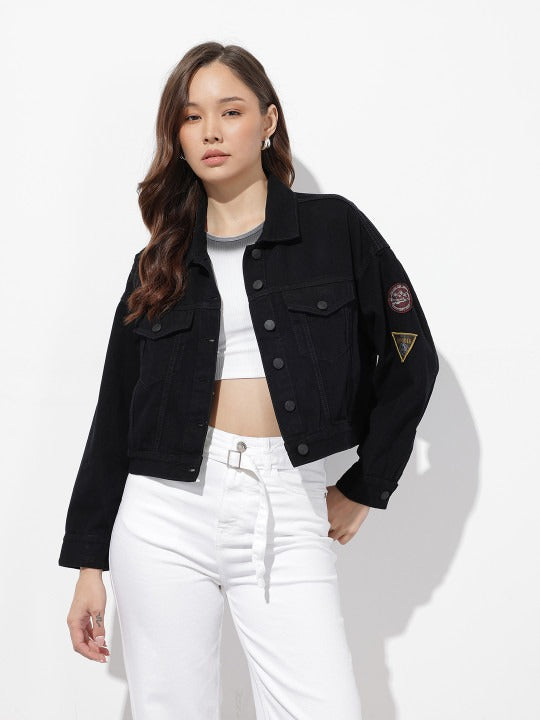 Pure Cotton Denim Jacket for Women – Everyday Stylish Outerwear in Pakistan | DOCACCA