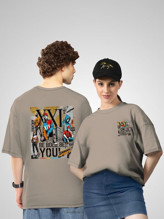 Unisex Twistform Twinny Zone Pack of 2 GoodBad Printed Cotton Oversized T-Shirts in Pakistan | DOCACCA