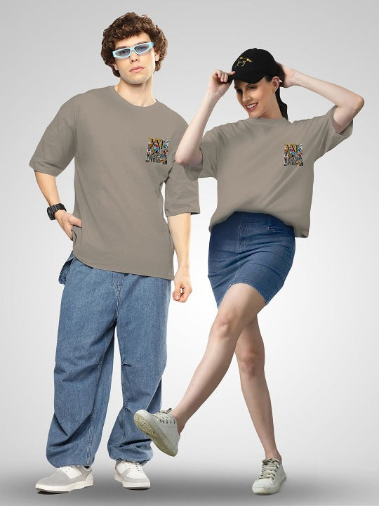 Unisex Twistform Twinny Zone Pack of 2 GoodBad Printed Cotton Oversized T-Shirts in Pakistan | DOCACCA