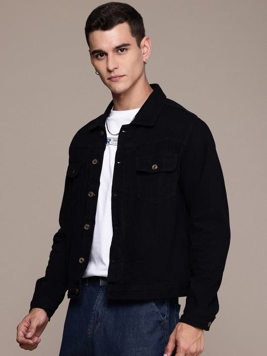 The Life Co. Pure Cotton Denim Jacket – Premium Lightweight Jacket for Men in Pakistan | DOCACCA