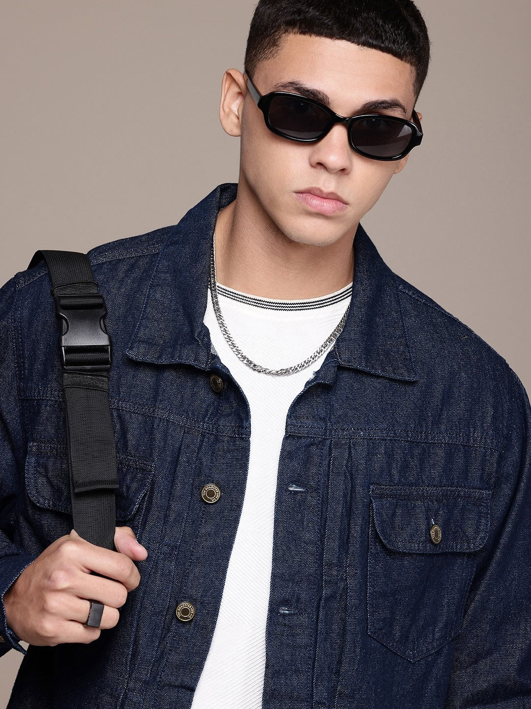 The Life Co. Pure Cotton Denim Jacket – Breathable Casualwear for Men in Pakistan | DOCACCA