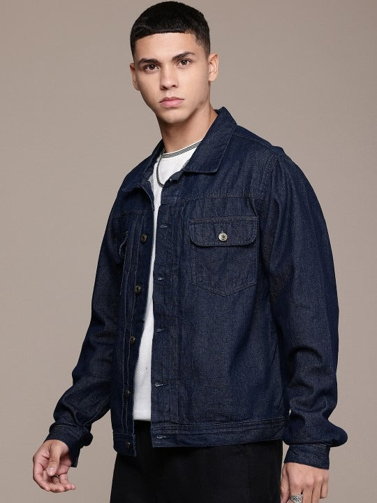 The Life Co. Pure Cotton Denim Jacket – Breathable Casualwear for Men in Pakistan | DOCACCA