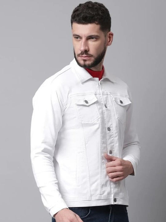 Men Running Denim Jacket by DOCACCA – Lightweight, Breathable Street Style for Active Pakistani Lifestyles