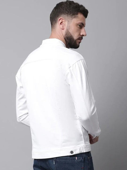 Men Running Denim Jacket by DOCACCA – Lightweight, Breathable Street Style for Active Pakistani Lifestyles