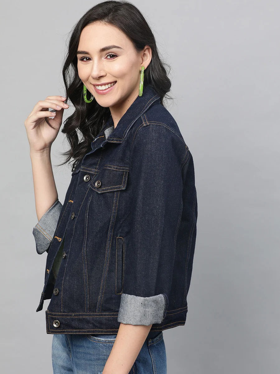 Women Classic Denim Jacket – Stylish Everyday Outerwear for Pakistani Fashion | DOCACCA