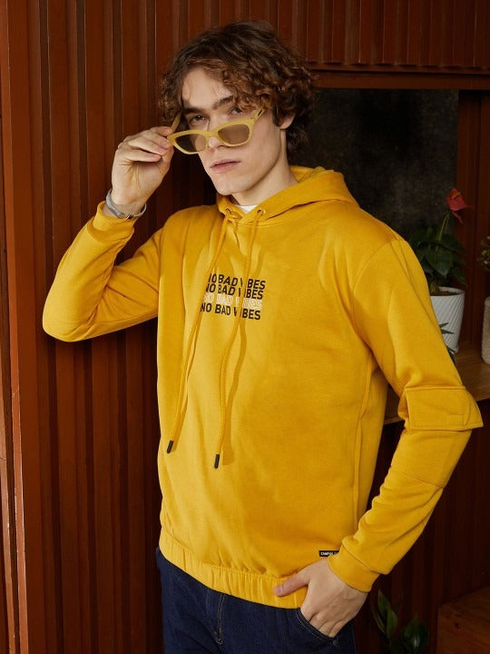 Men Cotton Typography Printed Hooded Long Sleeves Pullover Sweatshirt – Trendy Winter Hoodie in Pakistan | DOCACCA