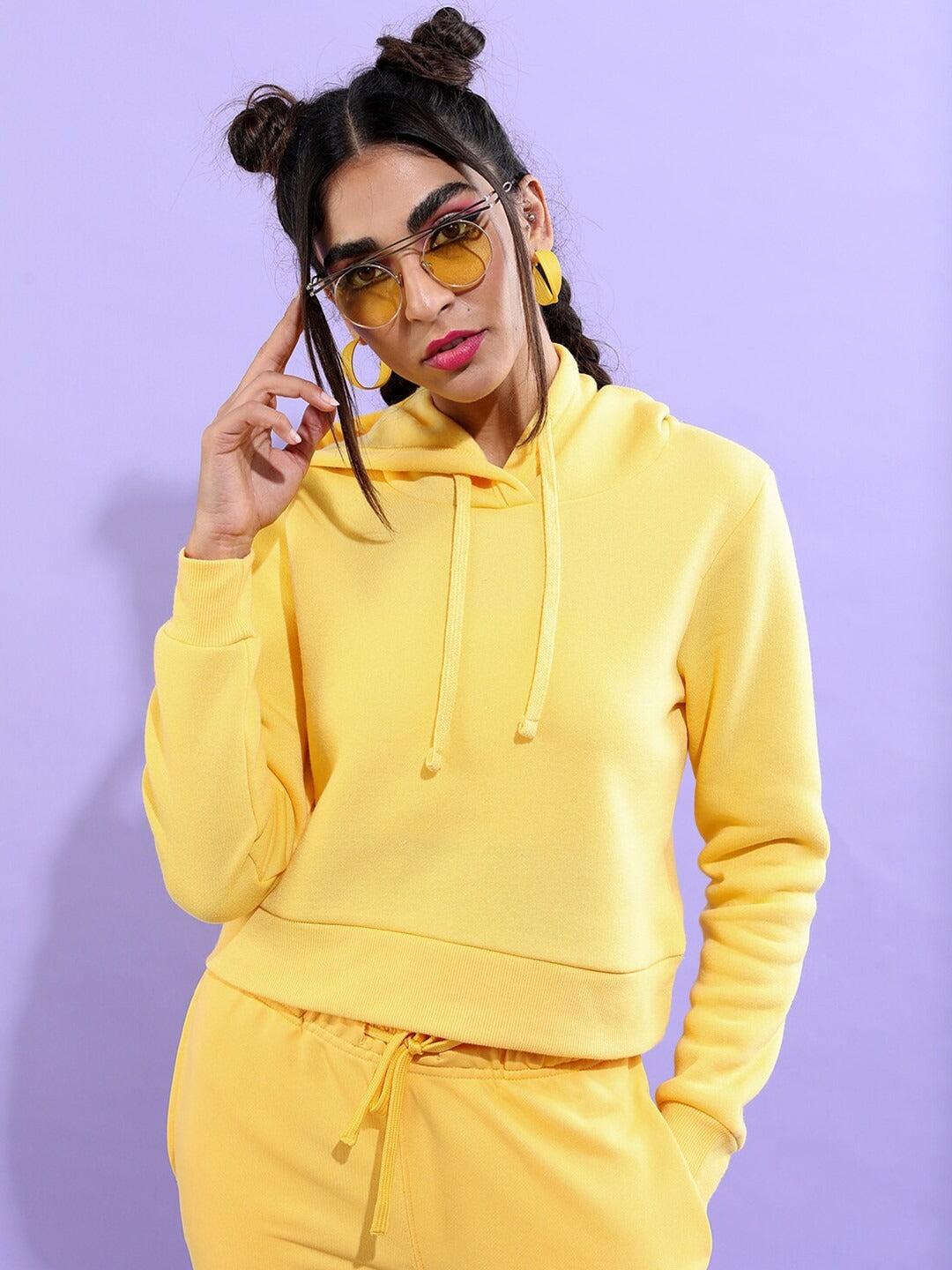 Hooded Cotton Pullover Hoodie — Women’s Soft Fleece Kangaroo Pocket | DOCACCA Pakistan