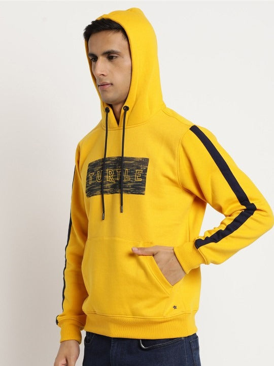 Men Typography Printed Hooded Sweatshirt – Stylish Cotton Hoodie for Winter in Pakistan | DOCACCA