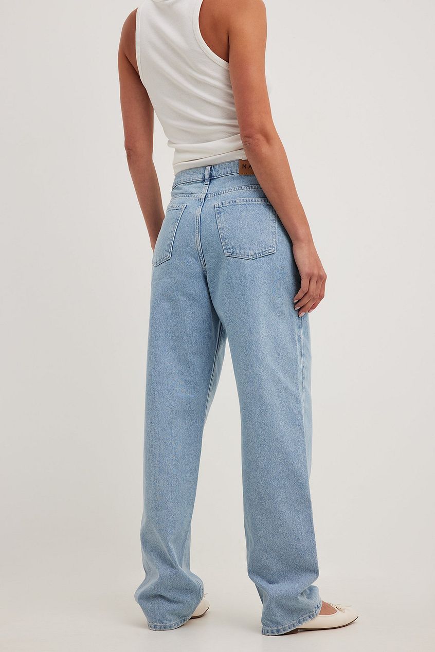 Women Loose Mid Waist Jeans – Relaxed Mid-Rise Loose Fit Denim for Pakistani Women | DOCACCA