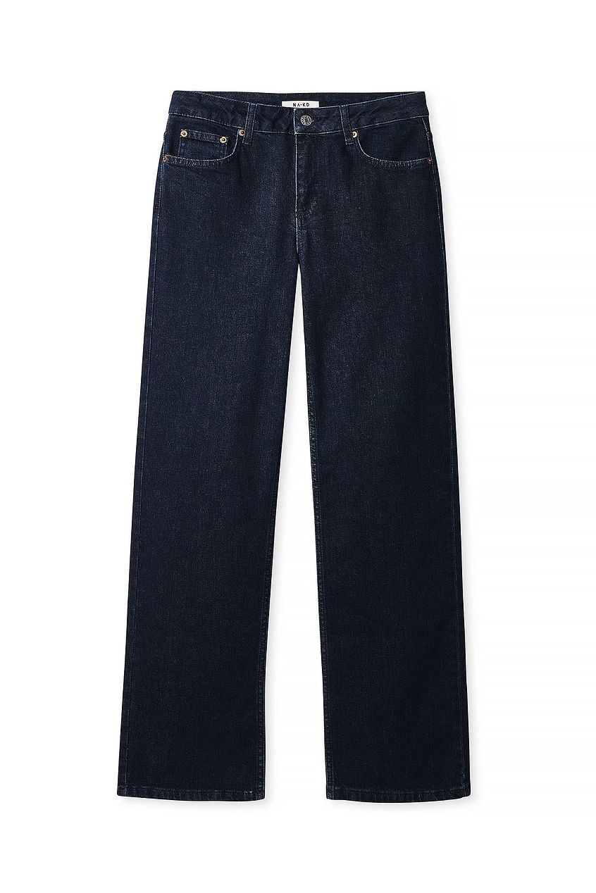 Women Mid Waist Slim Straight Denim – Slim Straight Mid-Rise Jeans for Pakistani Women | DOCACCA